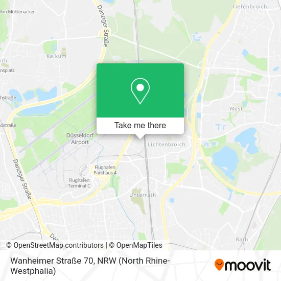 Карта Wanheimer Straße 70