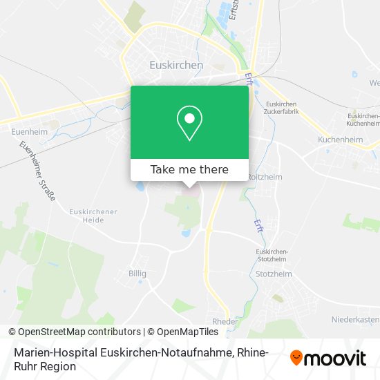 Карта Marien-Hospital Euskirchen-Notaufnahme
