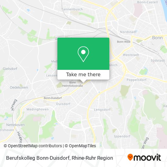 Berufskolleg Bonn-Duisdorf map