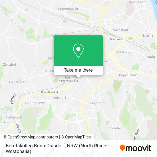 Berufskolleg Bonn-Duisdorf map