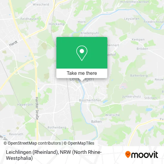 Карта Leichlingen (Rheinland)