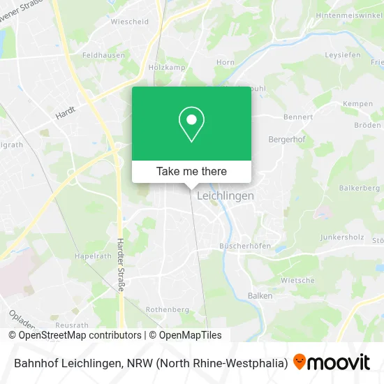 Bahnhof Leichlingen map