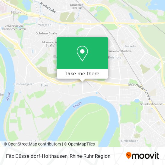 Fitx Düsseldorf-Holthausen map