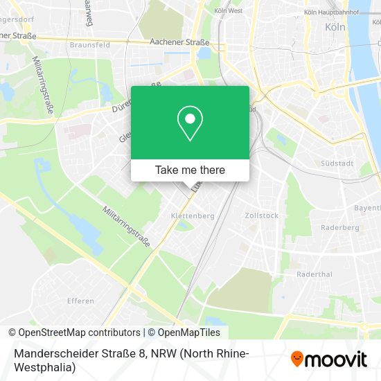 Карта Manderscheider Straße 8