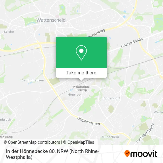 In der Hönnebecke 80 map