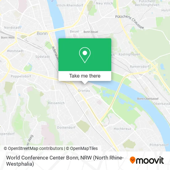 Карта World Conference Center Bonn