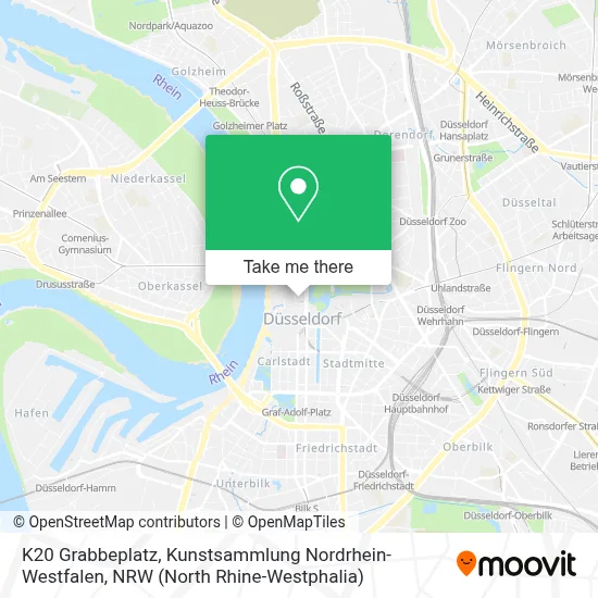 K20 Grabbeplatz, Kunstsammlung Nordrhein-Westfalen map
