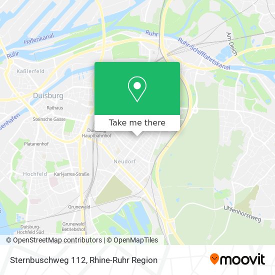 Sternbuschweg 112 map