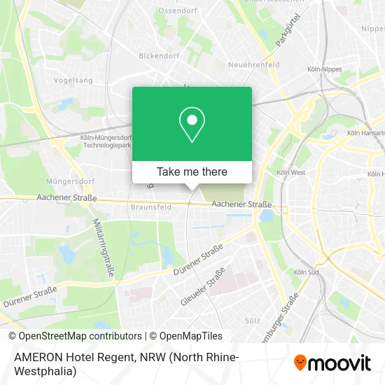 Карта AMERON Hotel Regent