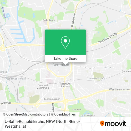 Карта U-Bahn-Reinoldikirche