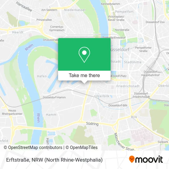 Карта Erftstraße