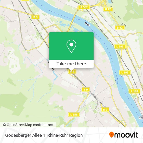 Карта Godesberger Allee 1