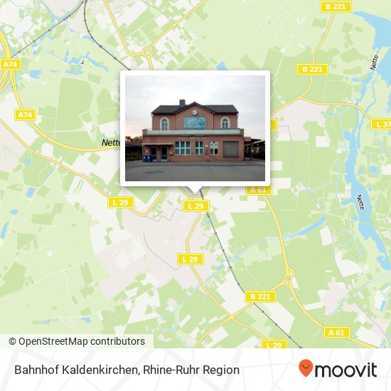 Bahnhof Kaldenkirchen map