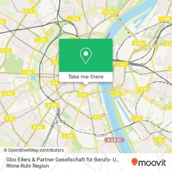 Gbo Eilers & Partner Gesellschaft für Berufs- U. map