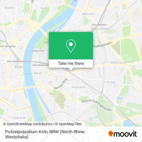 Карта Polizeipräsidium Köln