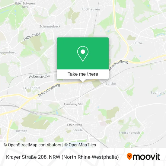 Krayer Straße 208 map