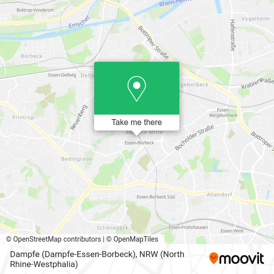 Dampfe (Dampfe-Essen-Borbeck) map