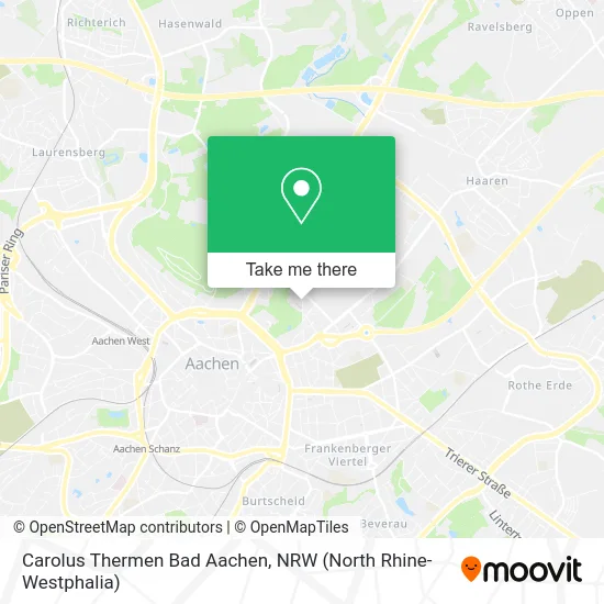 Карта Carolus Thermen Bad Aachen