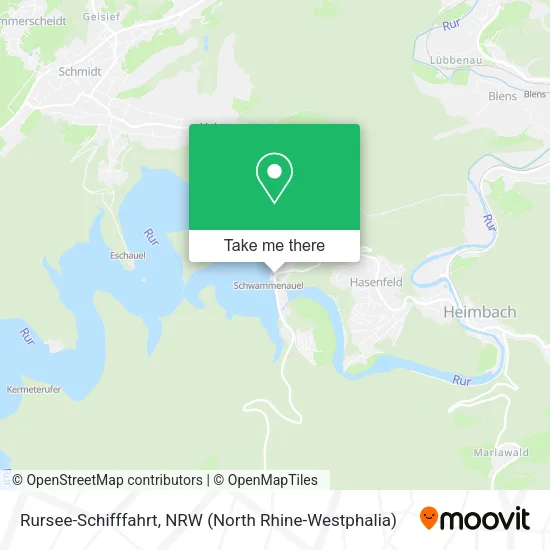 Карта Rursee-Schifffahrt