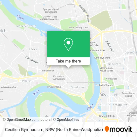 Cecilien Gymnasium map