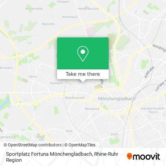 Sportplatz Fortuna Mönchengladbach map