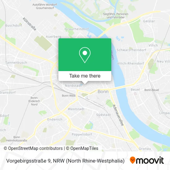 Карта Vorgebirgsstraße 9