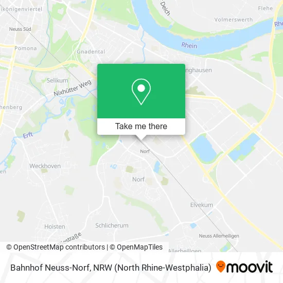 Карта Bahnhof Neuss-Norf