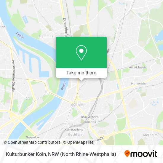 Карта Kulturbunker Köln