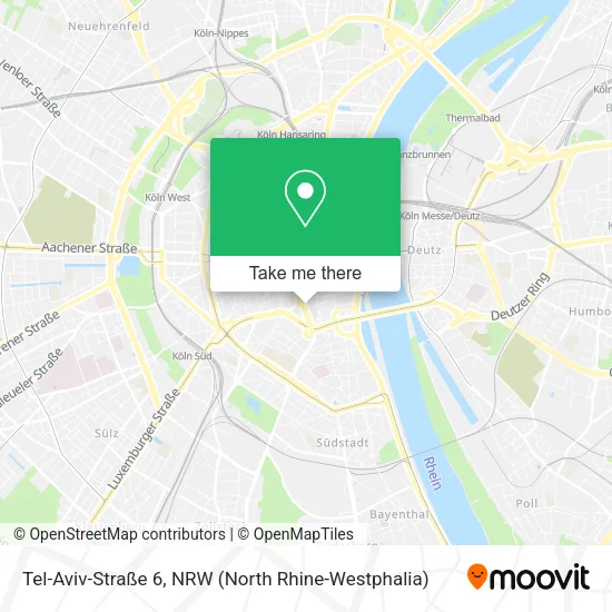 Карта Tel-Aviv-Straße 6