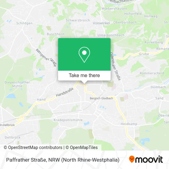 Карта Paffrather Straße