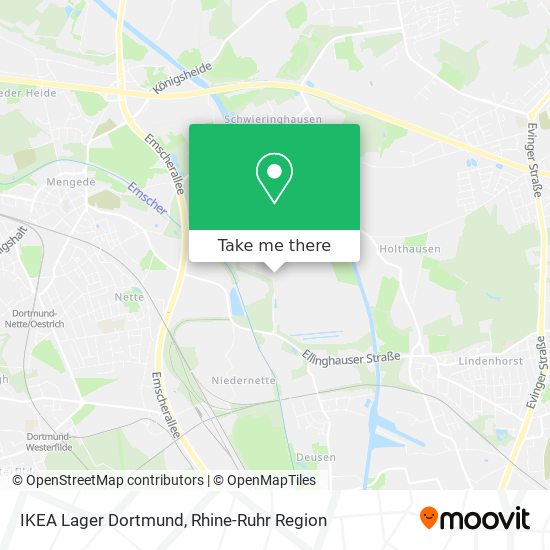 Карта IKEA Lager Dortmund