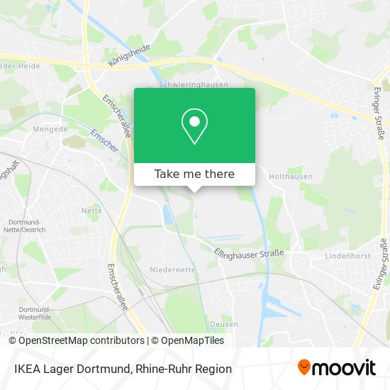 IKEA Lager Dortmund map