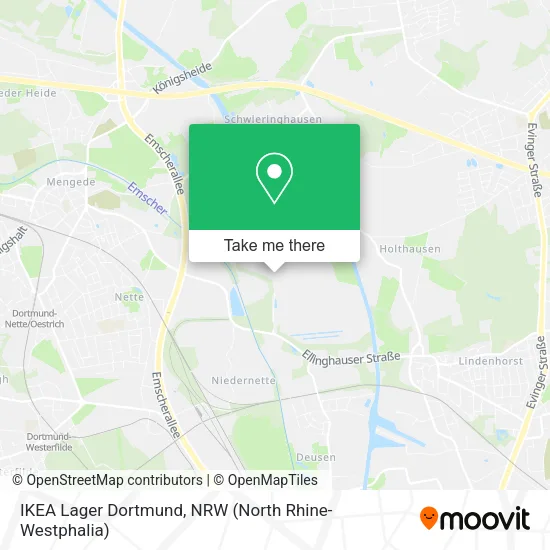 Карта IKEA Lager Dortmund