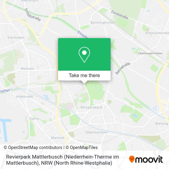 Карта Revierpark Mattlerbusch (Niederrhein-Therme im Mattlerbusch)