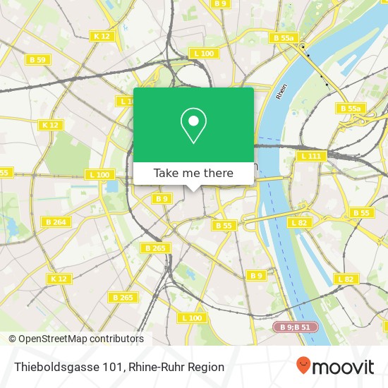 Thieboldsgasse 101 map