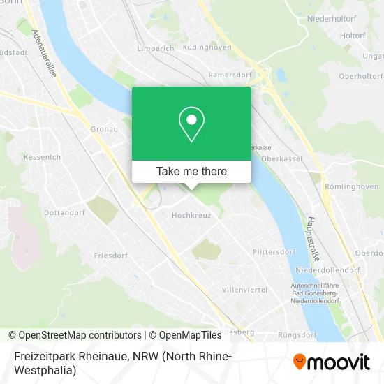 Карта Freizeitpark Rheinaue