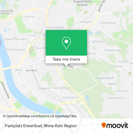 Карта Parkplatz Ennertbad