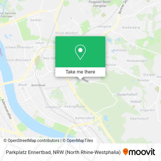 Карта Parkplatz Ennertbad