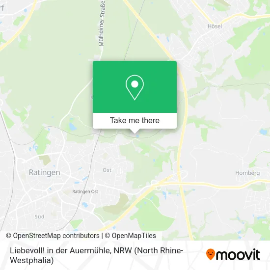 Карта Liebevoll! in der Auermühle