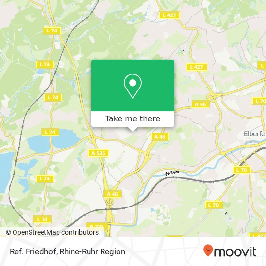 Ref. Friedhof map