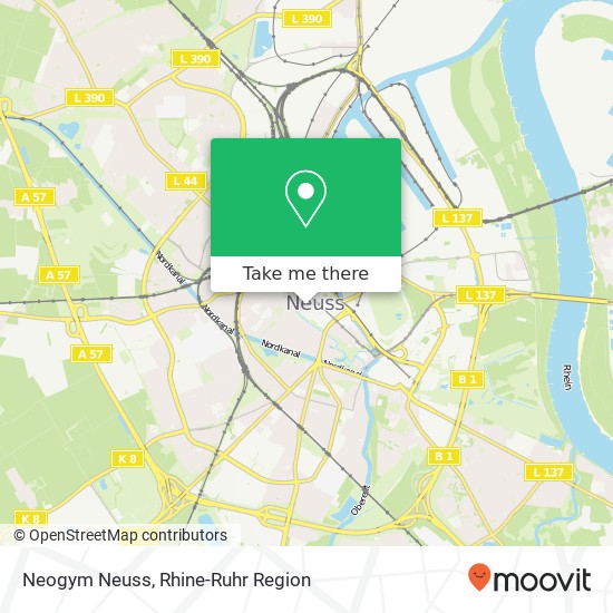 Neogym Neuss map