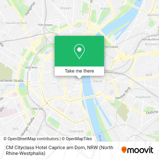 Карта CM Cityclass Hotel Caprice am Dom