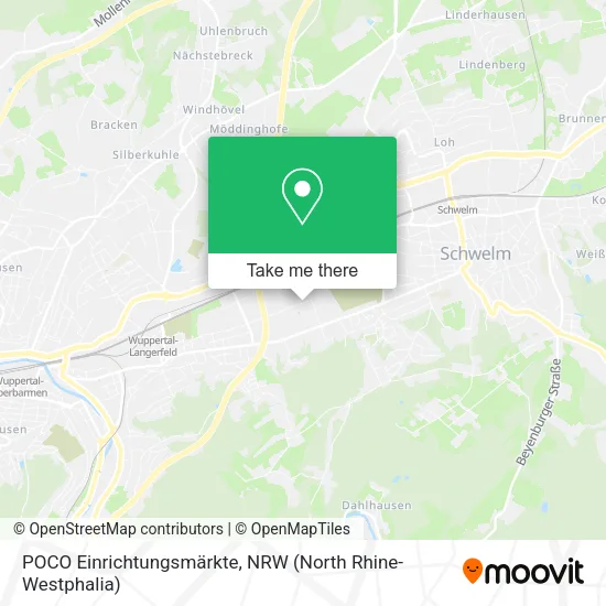Карта POCO Einrichtungsmärkte