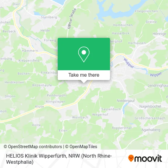 Карта HELIOS Klinik Wipperfürth