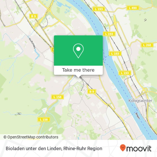 Карта Bioladen unter den Linden