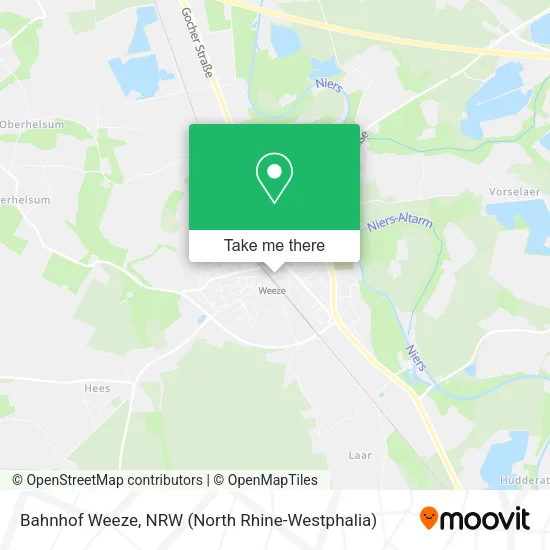 Bahnhof Weeze map