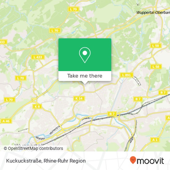Карта Kuckuckstraße