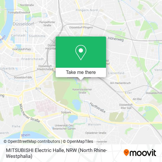 MITSUBISHI Electric Halle map