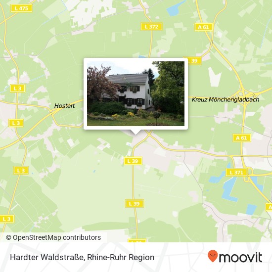 Hardter Waldstraße map