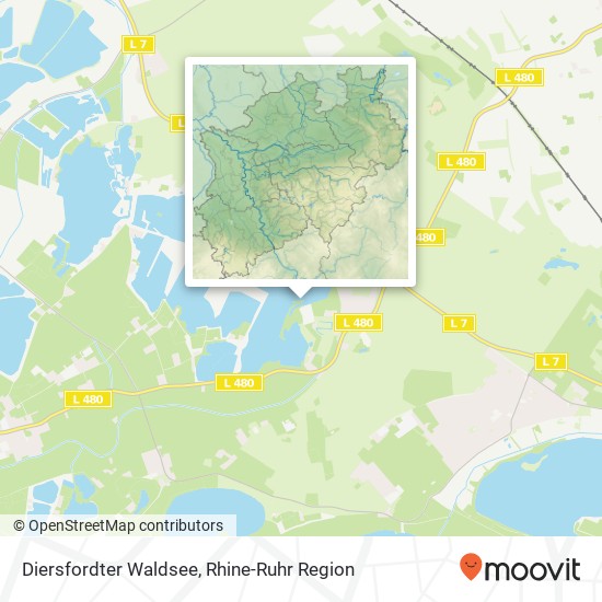 Diersfordter Waldsee map